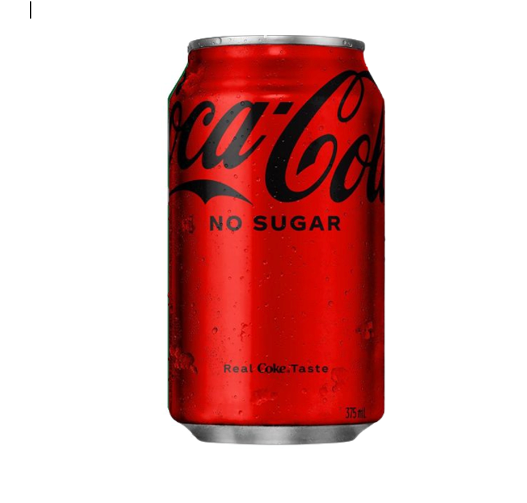 Coke No Sugar (375mL)