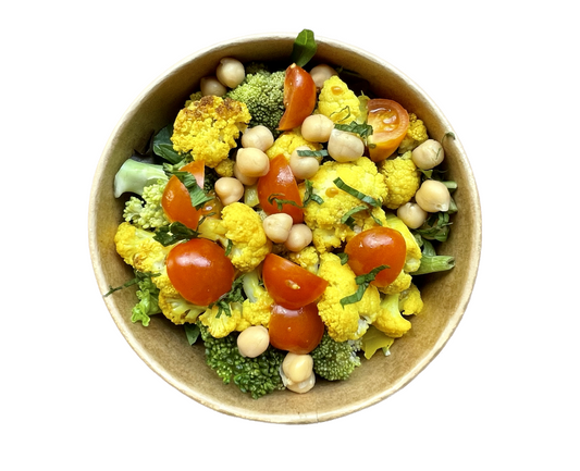 Vegan Cauliflower & Broccoli Salad Individual Bowl Sydney Catering