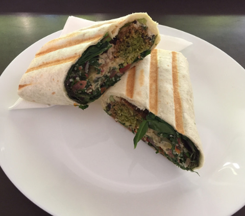 Plain, sundried tomato and spinach wraps filled with quality locally-sourced ingredients and house-made sauces